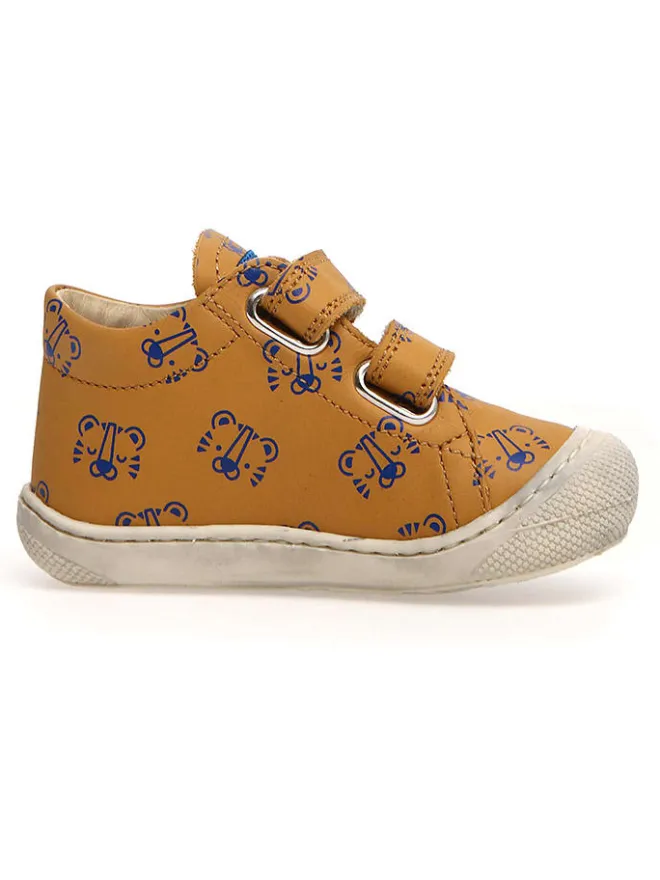 Leder-Lauflernschuhe "Cocoon" in Braun>Naturino New