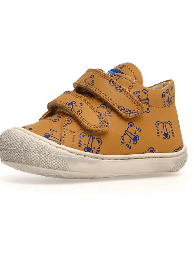 Leder-Lauflernschuhe "Cocoon" in Braun>Naturino New