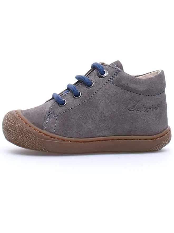Naturino Lauflernschuhe^Leder-Lauflernschuhe "Cocoon" in Grau