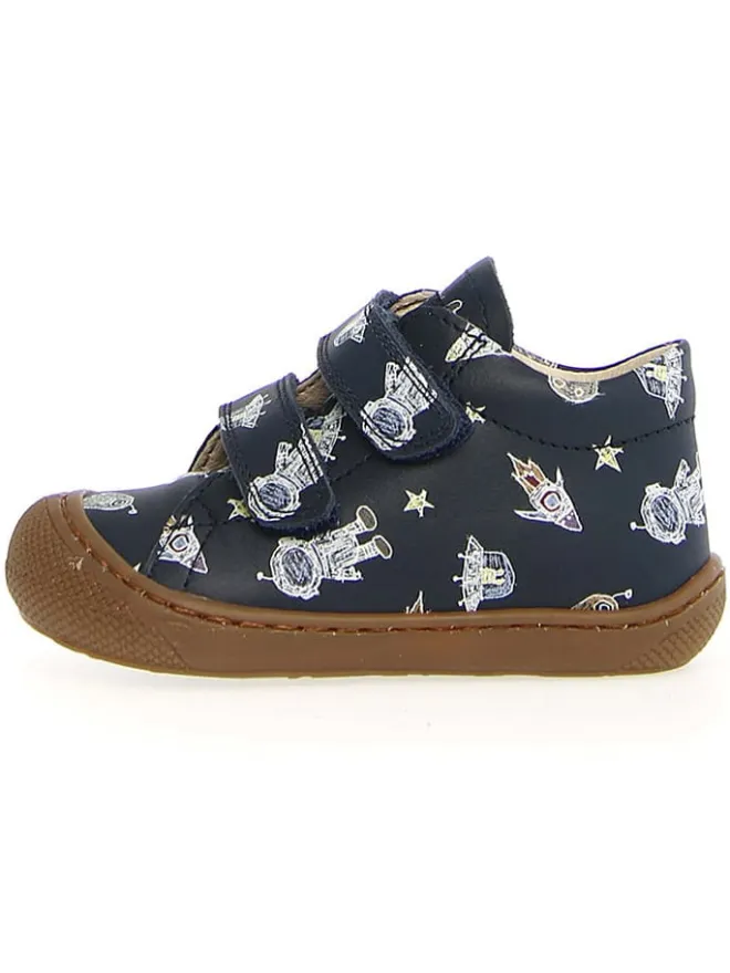 Leder-Lauflernschuhe "Cocoon" in in Dunkelblau>Naturino Outlet