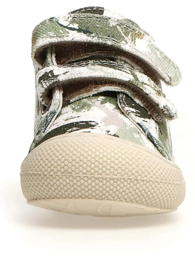 Leder-Lauflernschuhe "Cocoon" in Khaki>Naturino