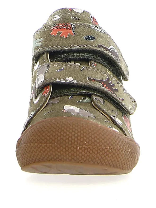 Naturino Lauflernschuhe^Leder-Lauflernschuhe "Cocoon" in Khaki