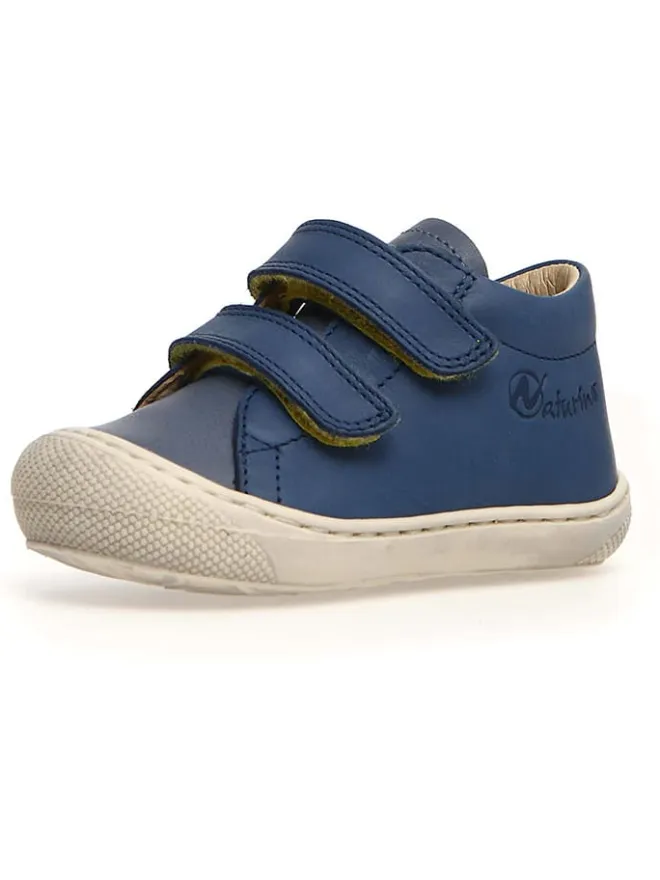 Leder-Lauflernschuhe "Cocoon" in Dunkelblau>Naturino Best