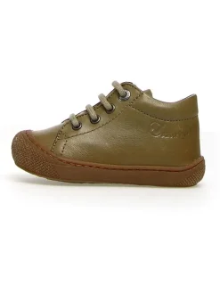 Naturino Lauflernschuhe^Leder-Lauflernschuhe "Cocoon" in Khaki