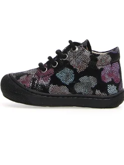 Leder-Lauflernschuhe "Cocoon" in Schwarz>Naturino Best