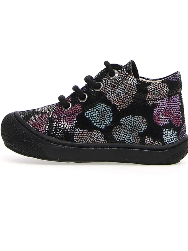 Leder-Lauflernschuhe "Cocoon" in Schwarz>Naturino Best