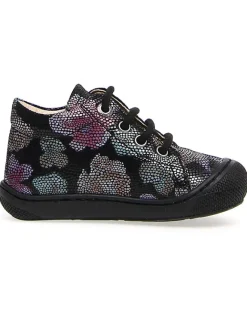 Leder-Lauflernschuhe "Cocoon" in Schwarz>Naturino Best