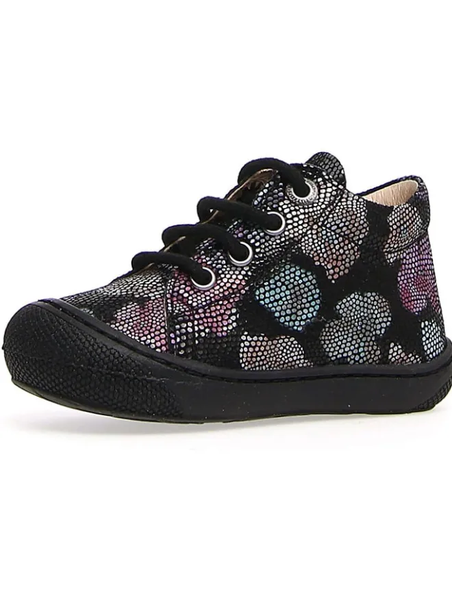 Leder-Lauflernschuhe "Cocoon" in Schwarz>Naturino Best