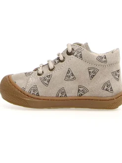 Leder-Lauflernschuhe "Cocoon" in Taupe>Naturino Best