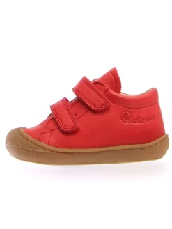 Leder-Lauflernschuhe "Cocoon" in Rot>Naturino Outlet