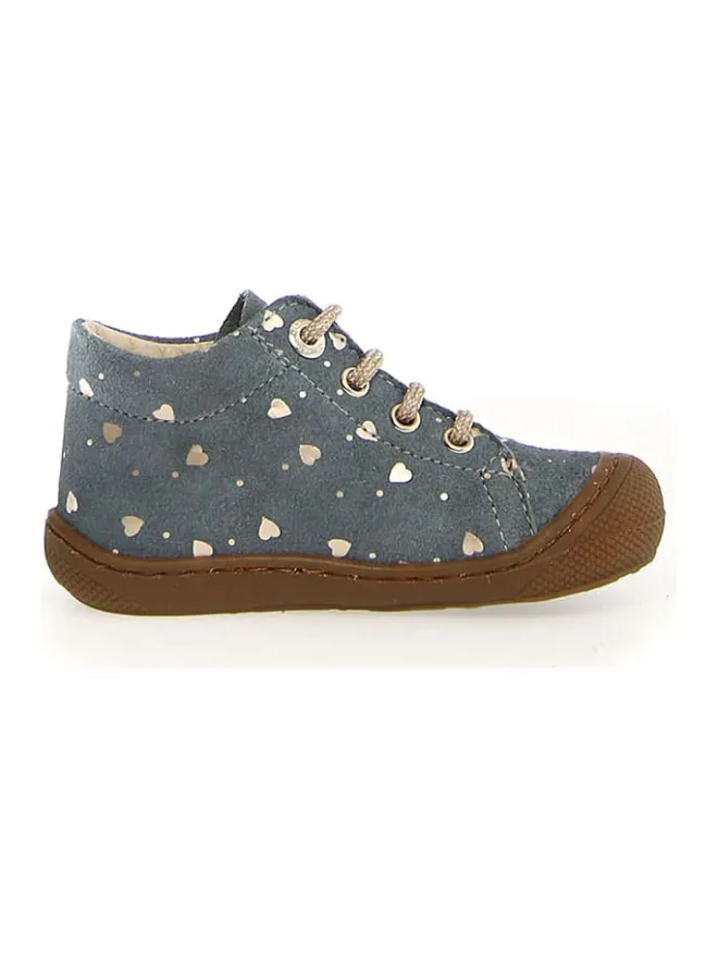 Leder-Lauflernschuhe "Cocoon" in Hellblau>Naturino Discount