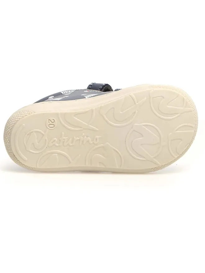 Naturino Lauflernschuhe^Leder-Lauflernschuhe "Cocoon" in Grau