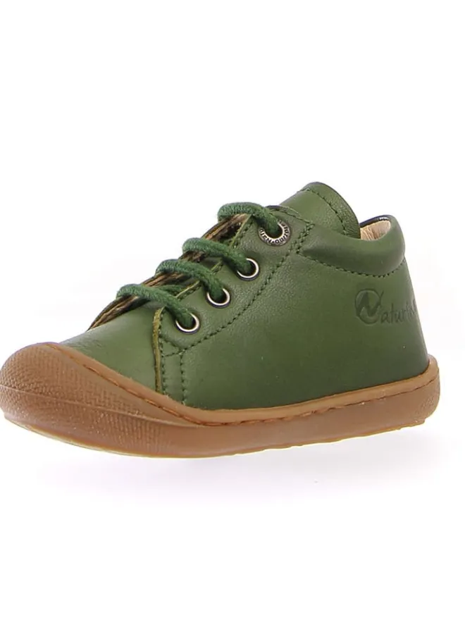 Leder-Lauflernschuhe "Cocoon" in Grün>Naturino Sale