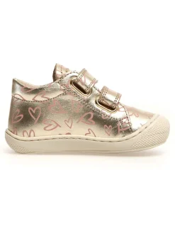 Leder-Lauflernschuhe "Cocoon" in Gold>Naturino New