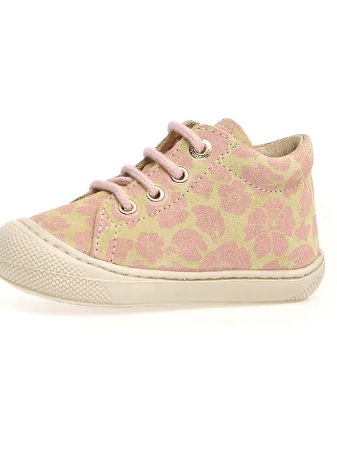 Leder-Lauflernschuhe "Cocoon" in Rosa>Naturino Hot
