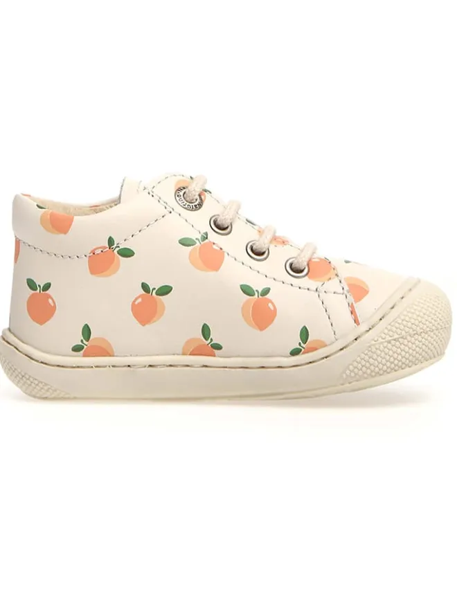 Leder-Lauflernschuhe "Cocoon" in Creme>Naturino Discount
