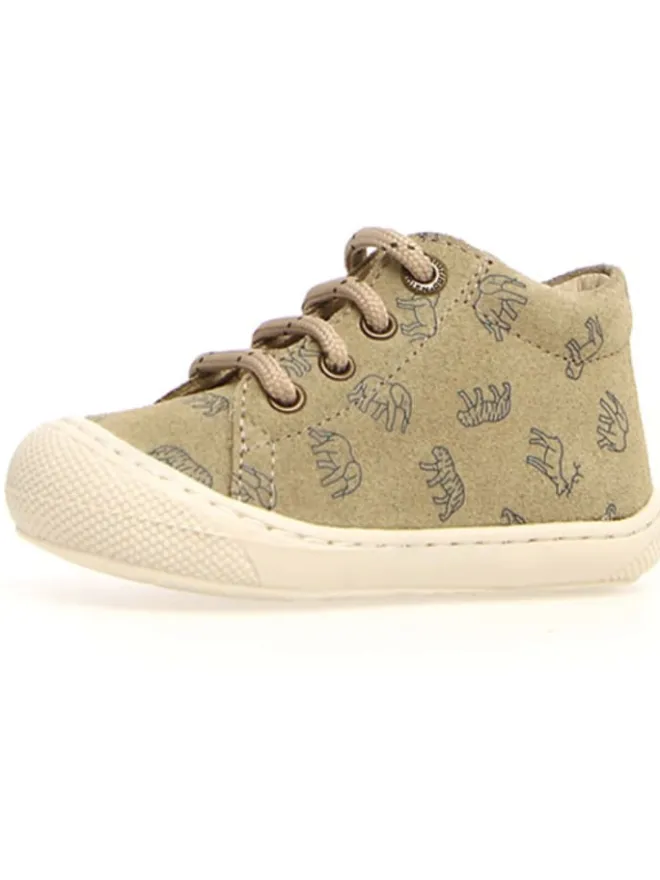 Naturino Lauflernschuhe^Leder-Lauflernschuhe "Cocoon" in Khaki