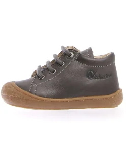 Naturino Lauflernschuhe^Leder-Lauflernschuhe "Cocoon" in Anthrazit