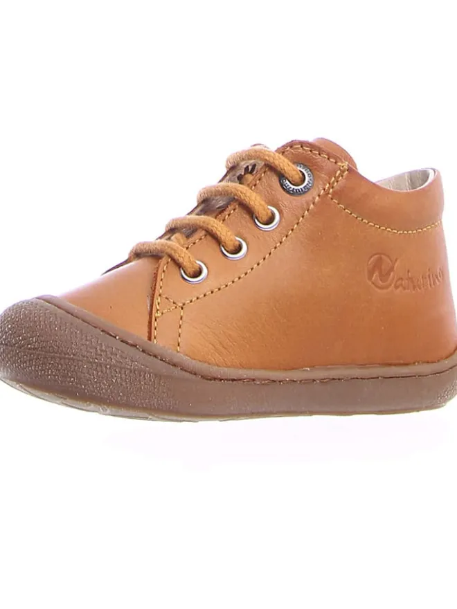 Naturino Lauflernschuhe^Leder-Lauflernschuhe "Cocoon" in Hellbraun