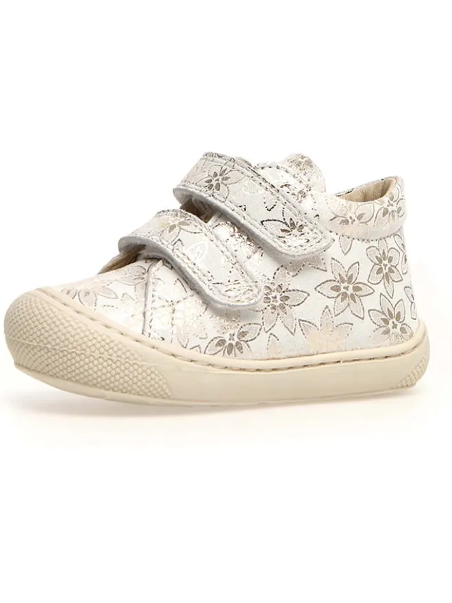 Naturino Lauflernschuhe^Leder-Lauflernschuhe "Cocoon" in Silber