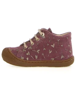 Naturino Lauflernschuhe^Leder-Lauflernschuhe "Cocoon" in Aubergine