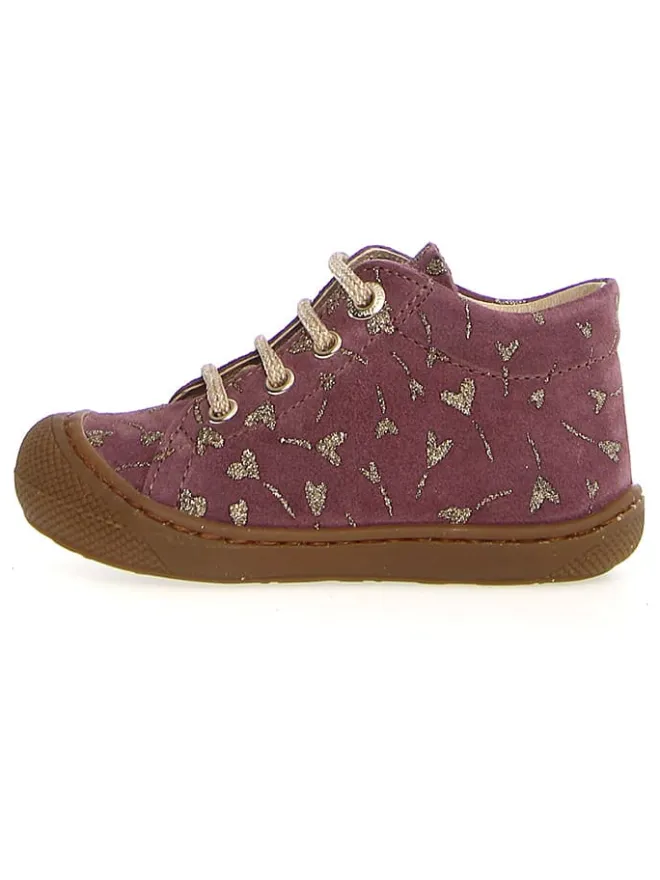 Naturino Lauflernschuhe^Leder-Lauflernschuhe "Cocoon" in Aubergine