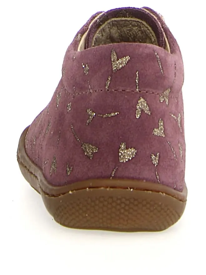 Naturino Lauflernschuhe^Leder-Lauflernschuhe "Cocoon" in Aubergine