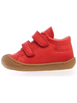Leder-Lauflernschuhe "Cocoon" in Rot>Naturino