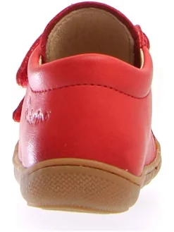 Leder-Lauflernschuhe "Cocoon" in Rot>Naturino
