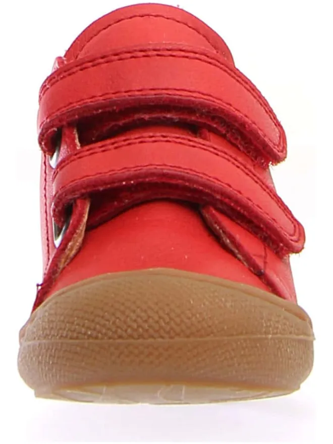 Leder-Lauflernschuhe "Cocoon" in Rot>Naturino