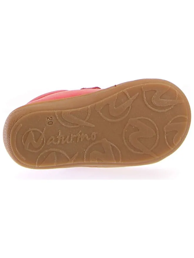 Leder-Lauflernschuhe "Cocoon" in Rot>Naturino
