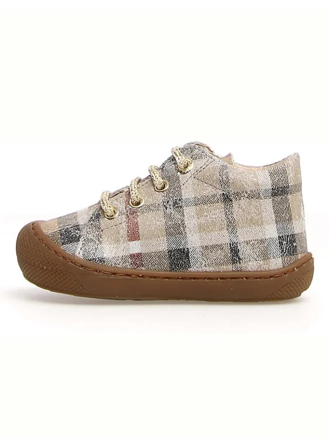 Leder-Lauflernschuhe "Cocoon" in Beige>Naturino Discount