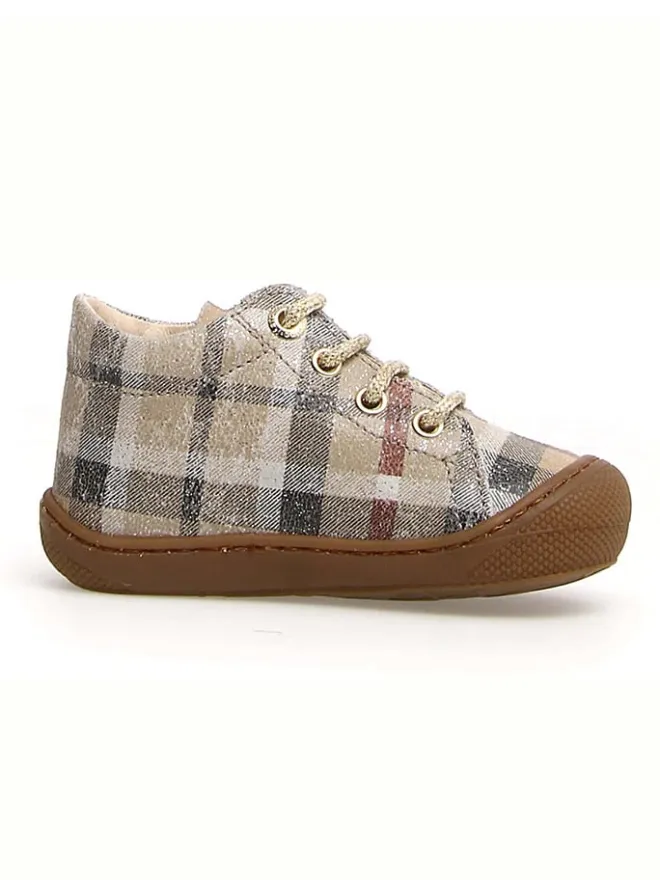 Leder-Lauflernschuhe "Cocoon" in Beige>Naturino Discount