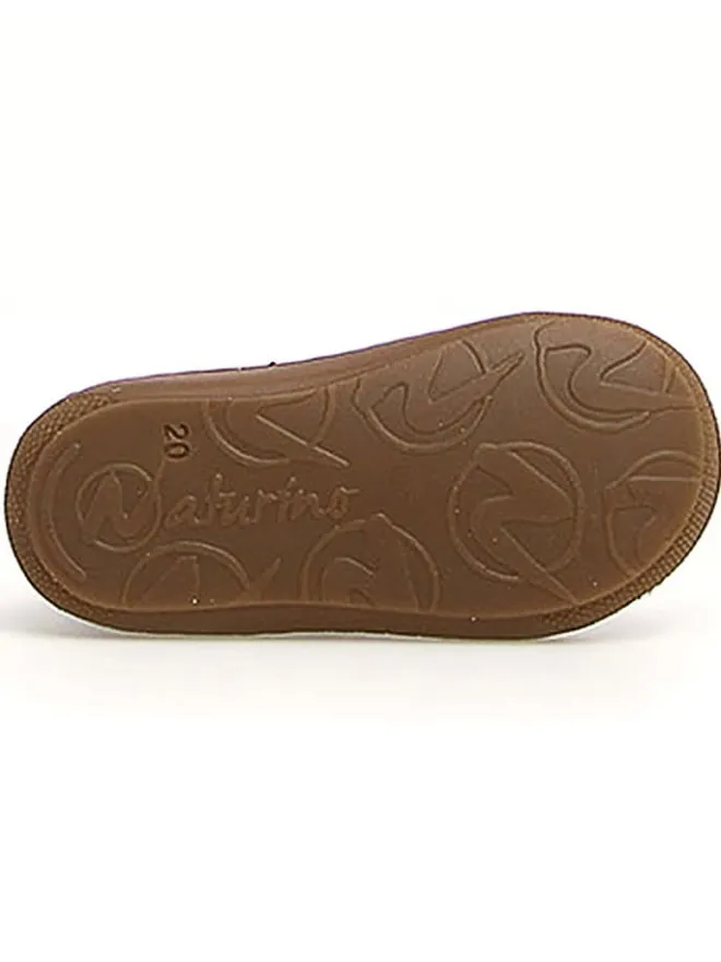 Leder-Lauflernschuhe "Cocoon" in Beige>Naturino Discount