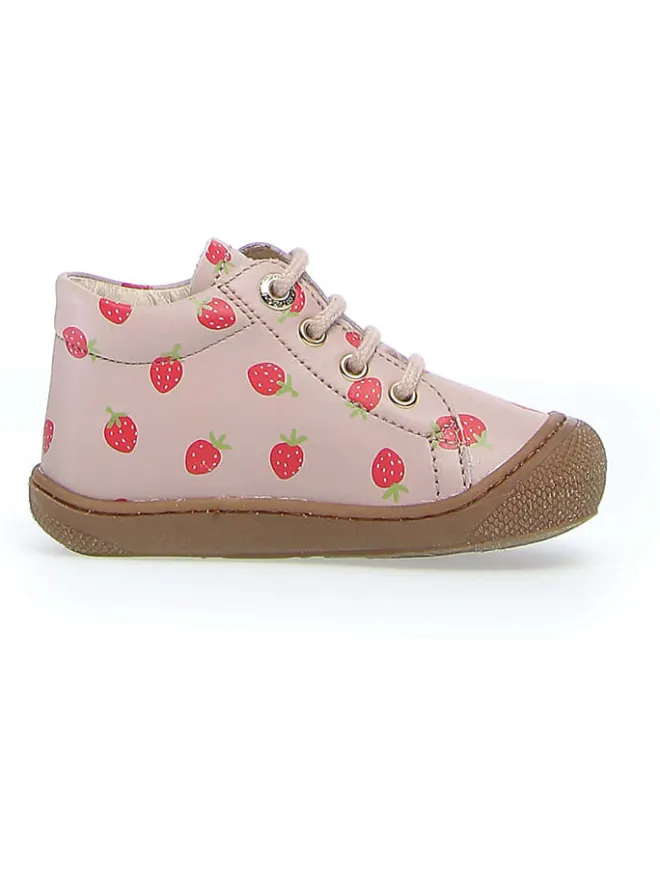 Leder-Lauflernschuhe "Cocoon" in Rosa>Naturino Sale