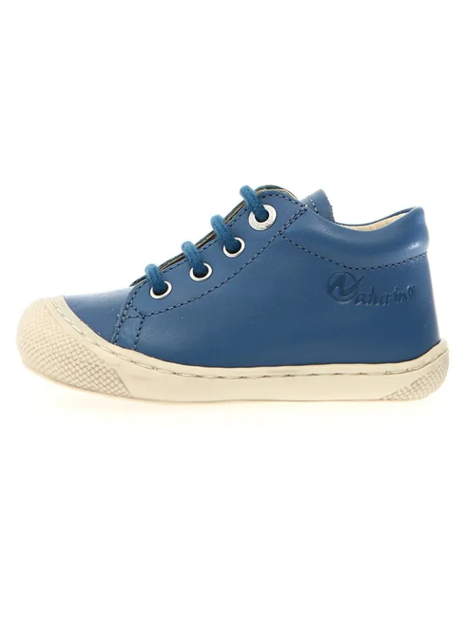 Leder-Lauflernschuhe "Cocoon" in Blau>Naturino Discount