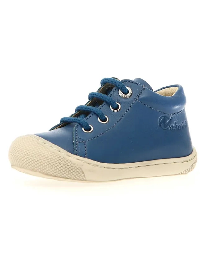 Leder-Lauflernschuhe "Cocoon" in Blau>Naturino Discount