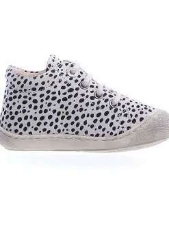 Naturino Lauflernschuhe^Leder-Lauflernschuhe "Cocoon" in Schwarz/ Weiß