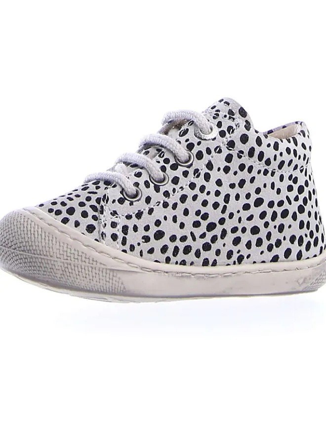 Naturino Lauflernschuhe^Leder-Lauflernschuhe "Cocoon" in Schwarz/ Weiß