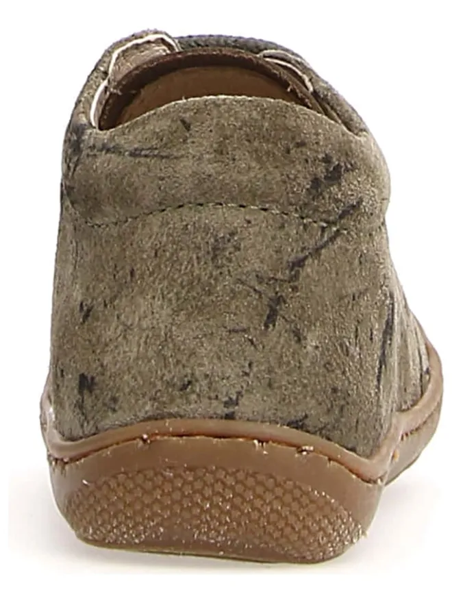 Leder-Lauflernschuhe "Cocoon" in Grün>Naturino