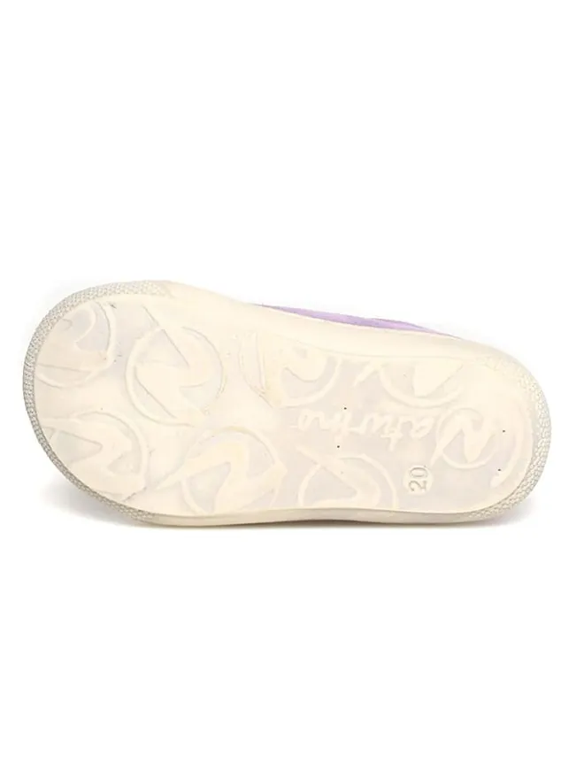 Leder-Lauflernschuhe "Cocoon" in Lila>Naturino New