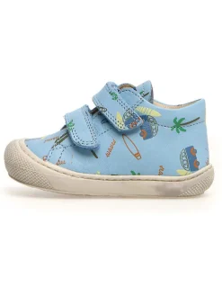 Leder-Lauflernschuhe "Cocoon" in Hellblau>Naturino Clearance