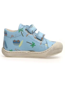 Leder-Lauflernschuhe "Cocoon" in Hellblau>Naturino Clearance
