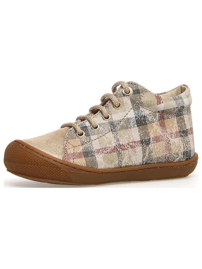 Leder-Lauflernschuhe "Cocoon" in Beige>Naturino Best