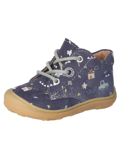 Leder-Lauflernschuhe "Dots" in Dunkelblau>PEPINO Sale