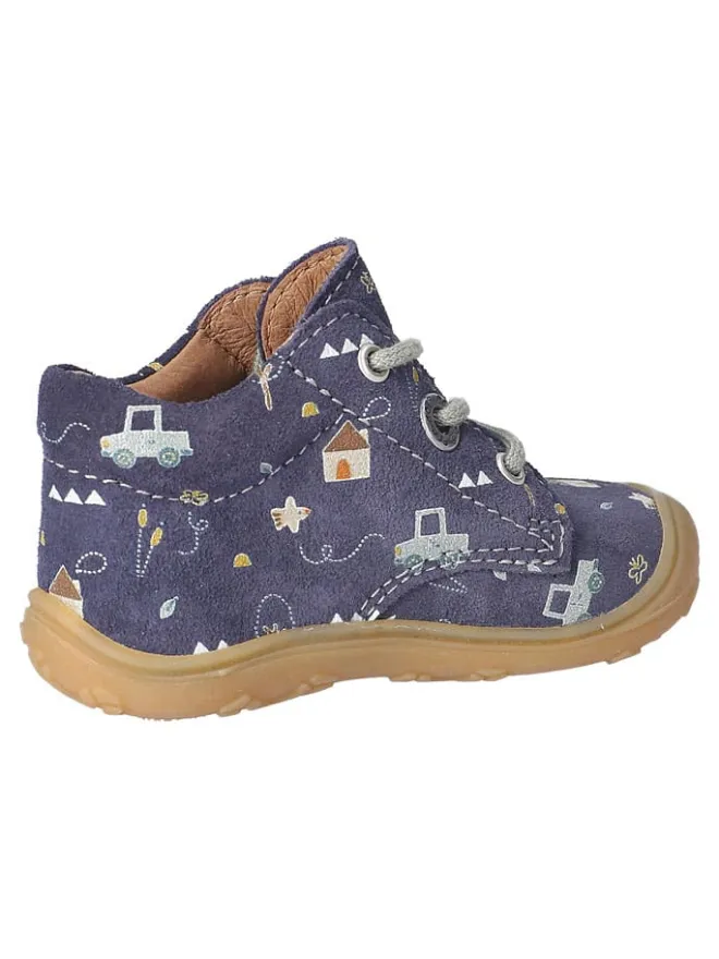 Leder-Lauflernschuhe "Dots" in Dunkelblau>PEPINO Sale