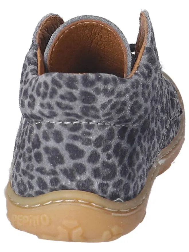 PEPINO Lauflernschuhe^Leder-Lauflernschuhe "Dots" in Grau