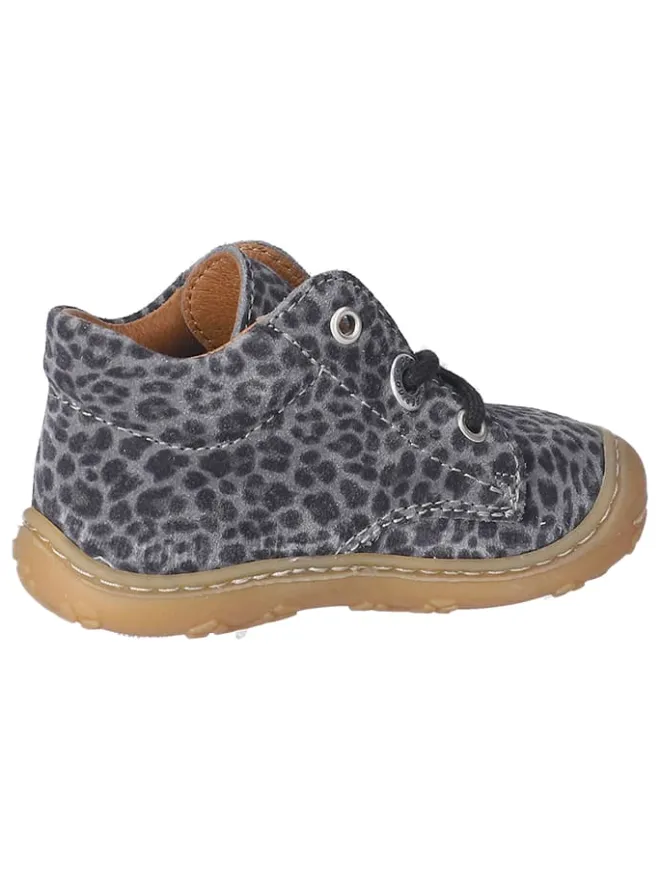 PEPINO Lauflernschuhe^Leder-Lauflernschuhe "Dots" in Grau