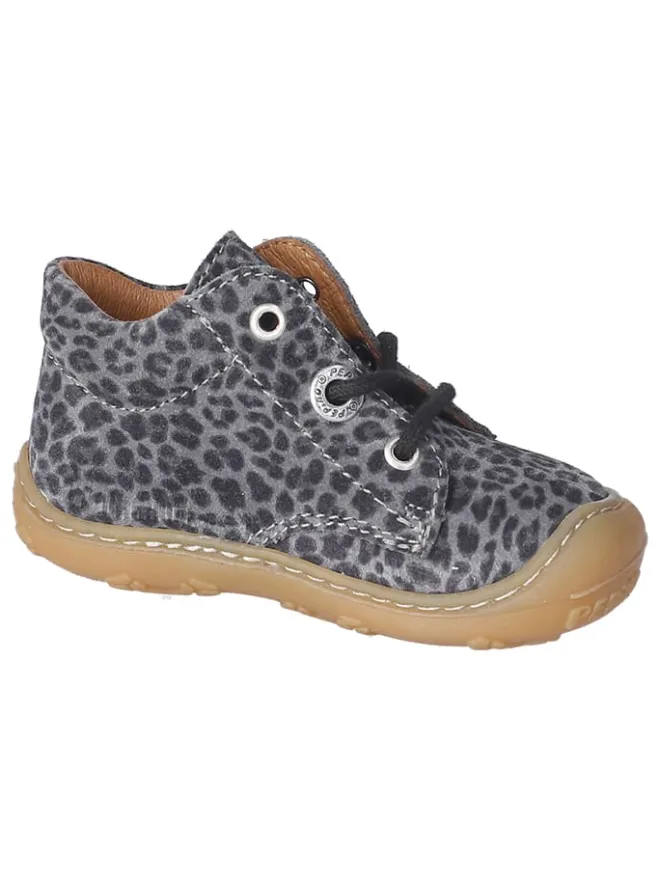 PEPINO Lauflernschuhe^Leder-Lauflernschuhe "Dots" in Grau