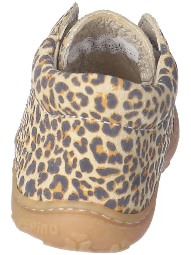 PEPINO Lauflernschuhe^Leder-Lauflernschuhe "Dots" in Beige/ Braun